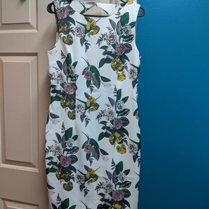 Floral multi colored dress